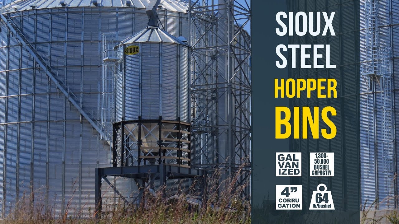 Sioux Steel Hopper Bins