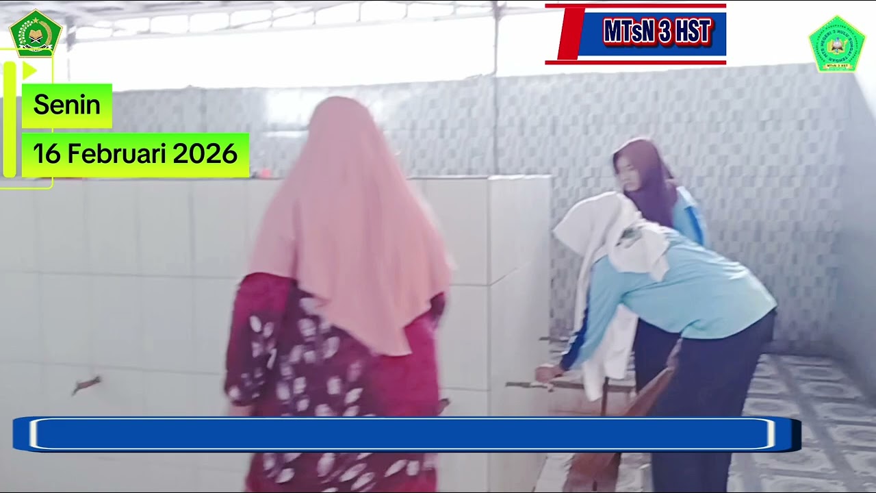 MTsN 3 HST Dirjen Bimas Islam Kementerian Agama RI Program Gerakan Bersama Bersih Bersih Masjid 