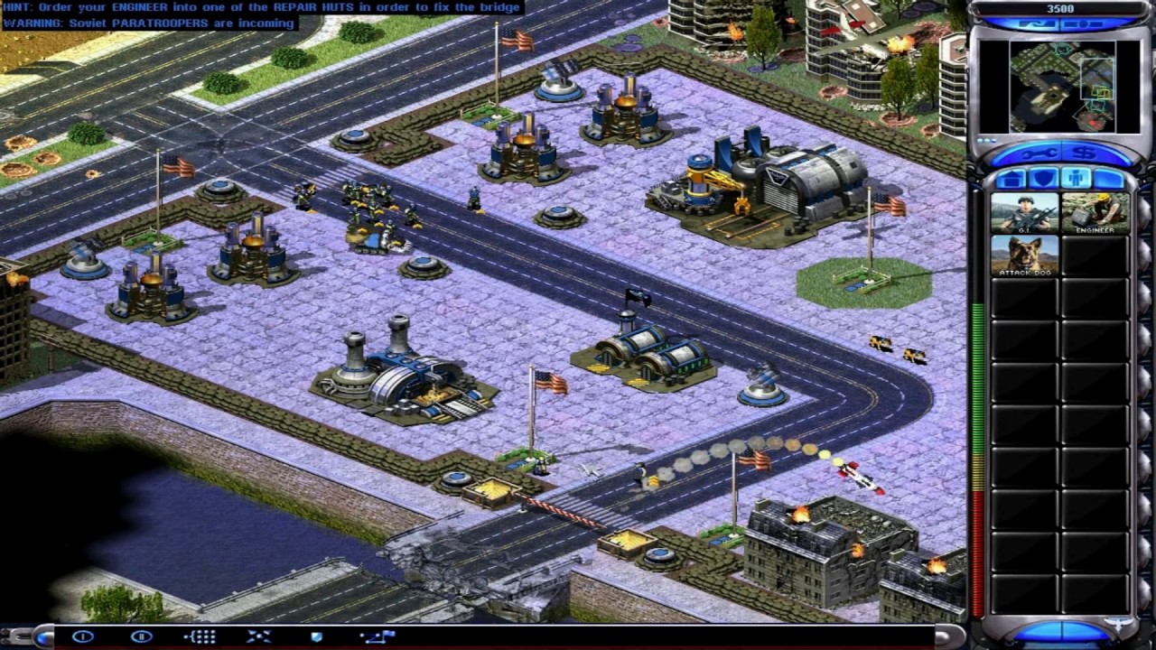 C&C Red Alert 2 Allied Campaign Mission 1 - Lone Guardian [HD]