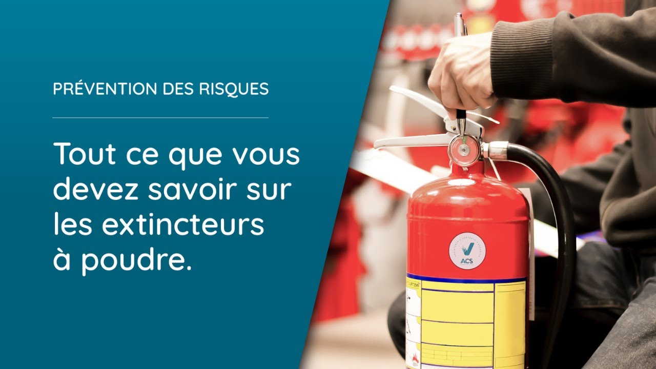 Les extincteurs à poudre
