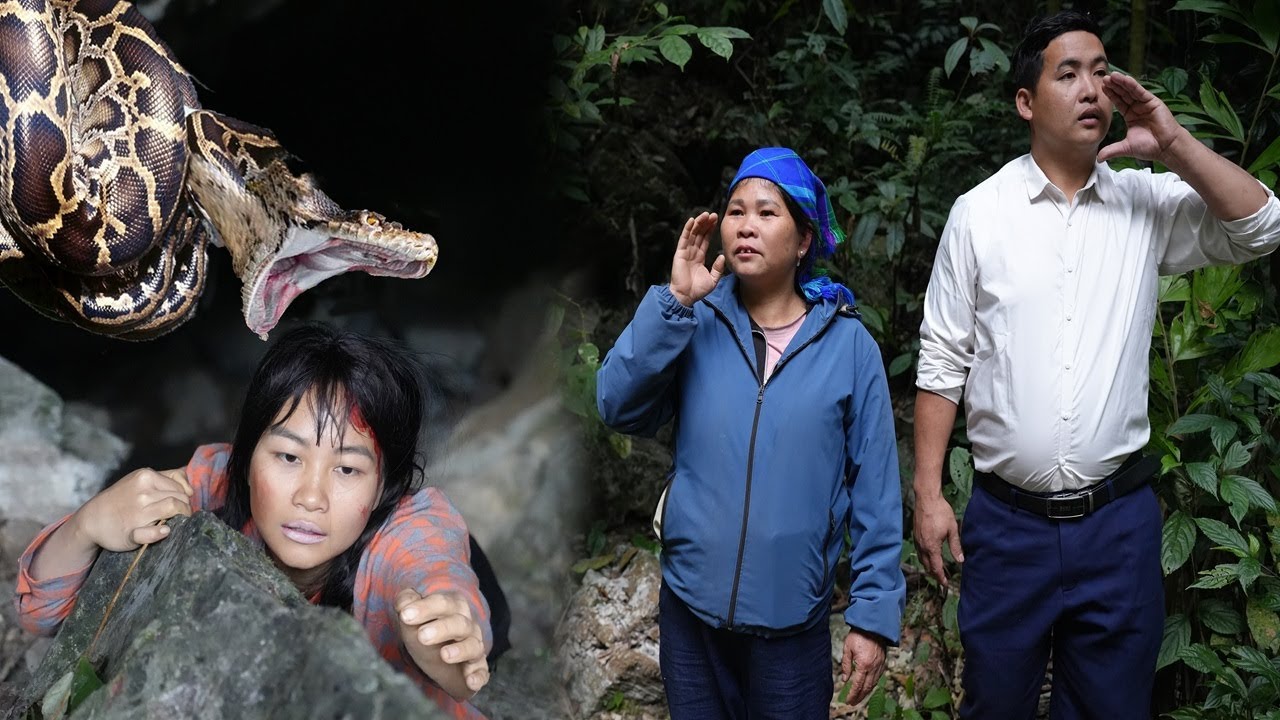 Tien struggled to escape the cave when attacked by snake, CEO Eric & mother-in-law began searching