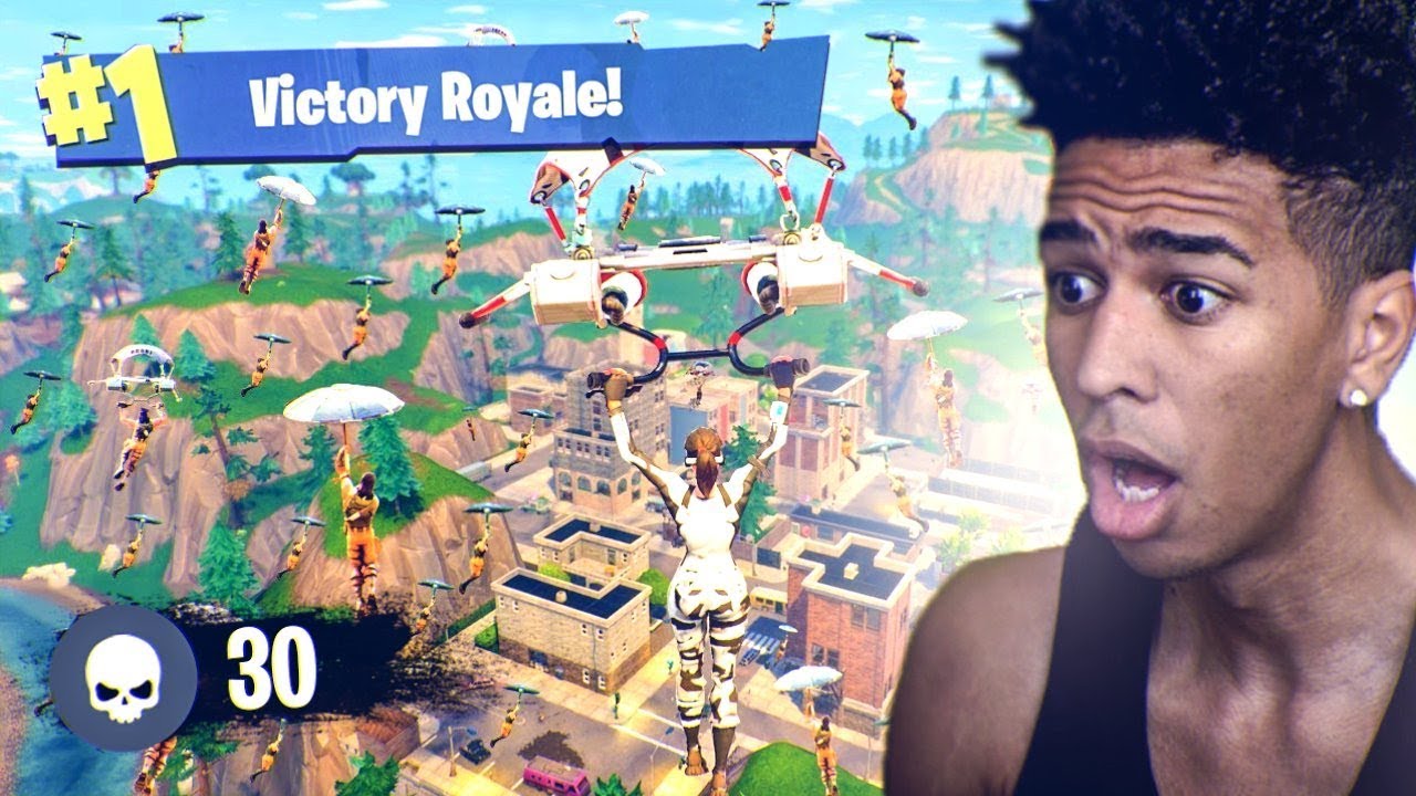 CARRIED THE *CRAZIEST* 2HYPE SQUAD VICTORY EVER! Fortnite Battle Royale