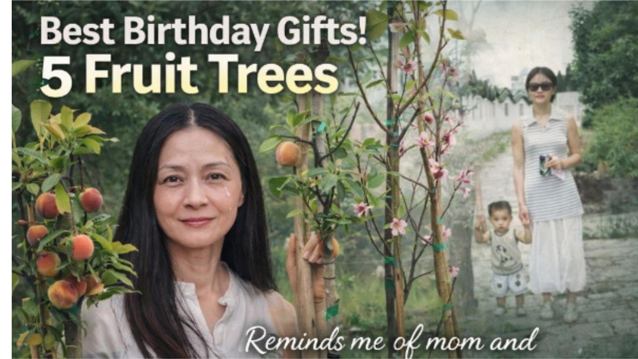 Best birthday gifts - rebuild mom's fruit garden