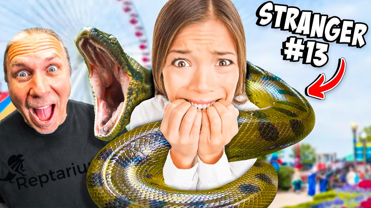 Getting 100 Strangers To Love Reptiles!