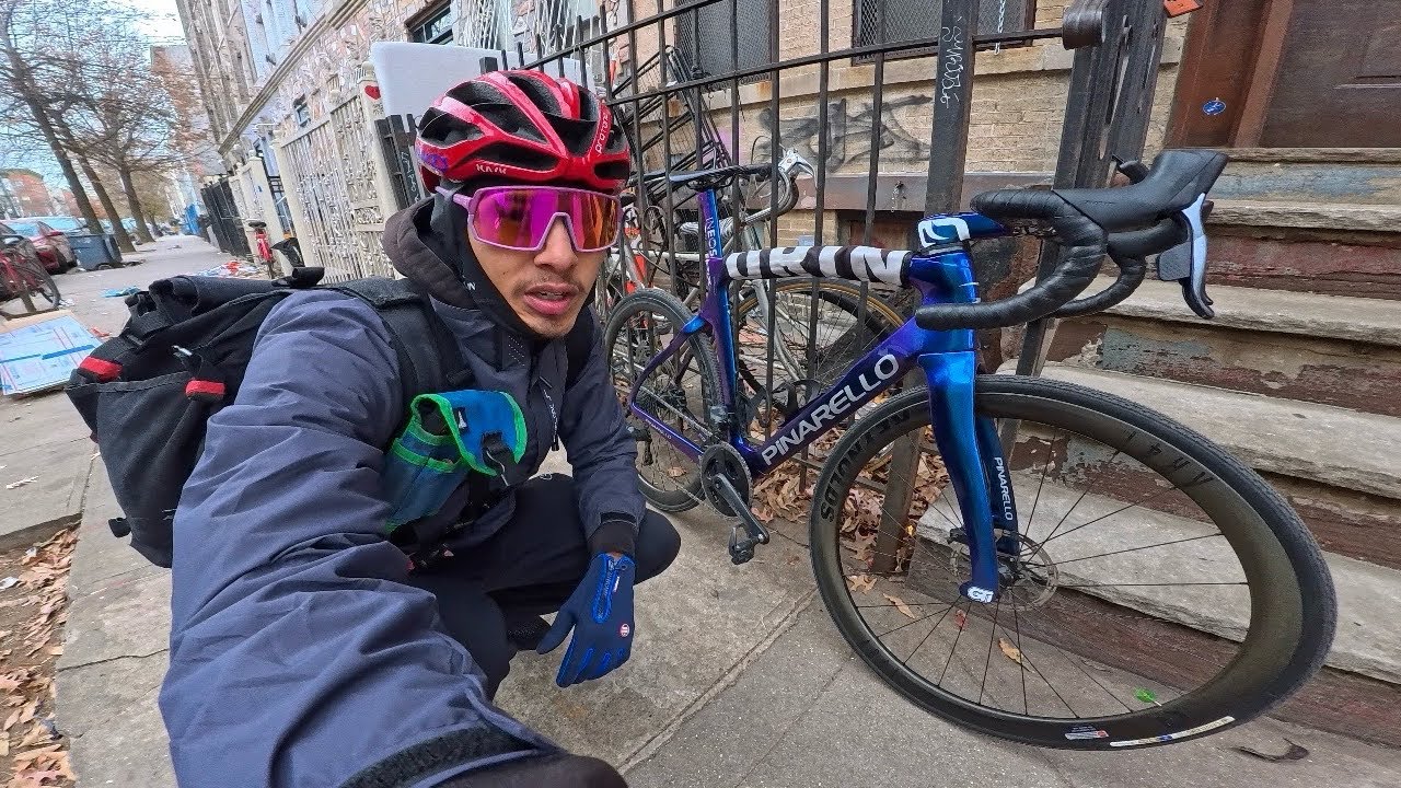 POV BIKE DELIVERIES on my PINARELLO Dogma F12 🥶
