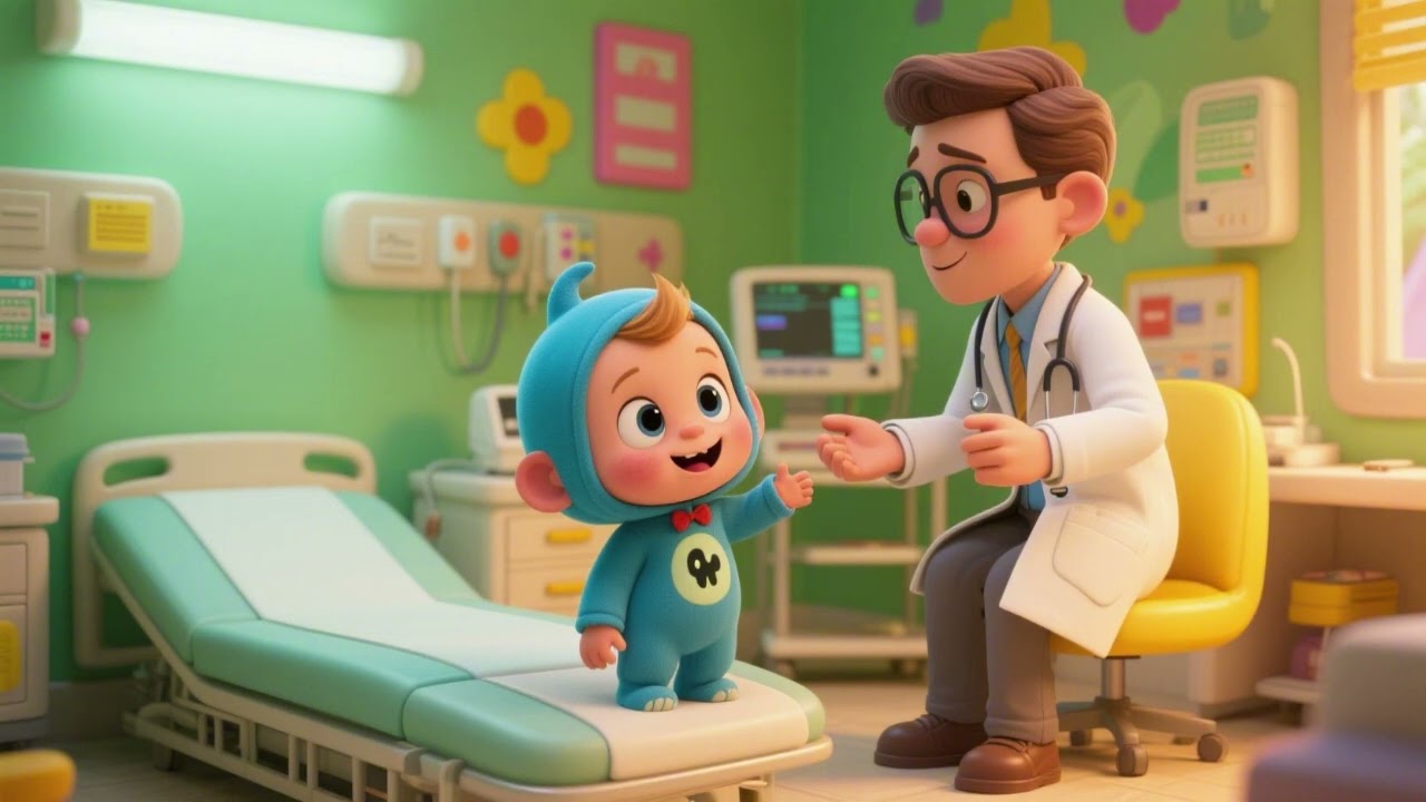Little Boo Boo Visits the Doctor 🏥🩹 | Fun Kids Song & Story