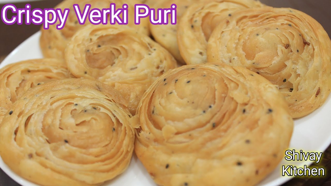 Crispy Verki Puri Recipe | Diwali Special Snacks | Crispy Layered Puri With  All Tips and Tricks