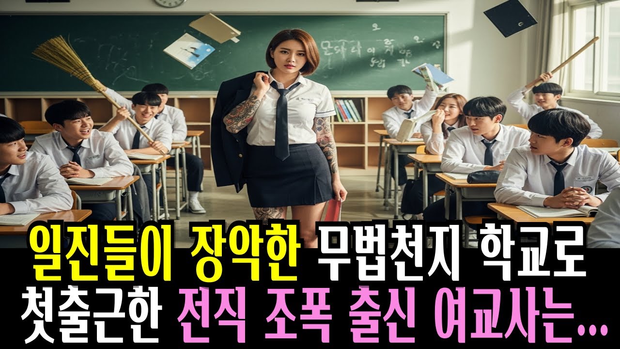 전직 조폭 출신 여교사가 문제학교에 나타났더니, 일진들이 3초만에 항복하는데..//라디오사연//라디오극장//오디오북