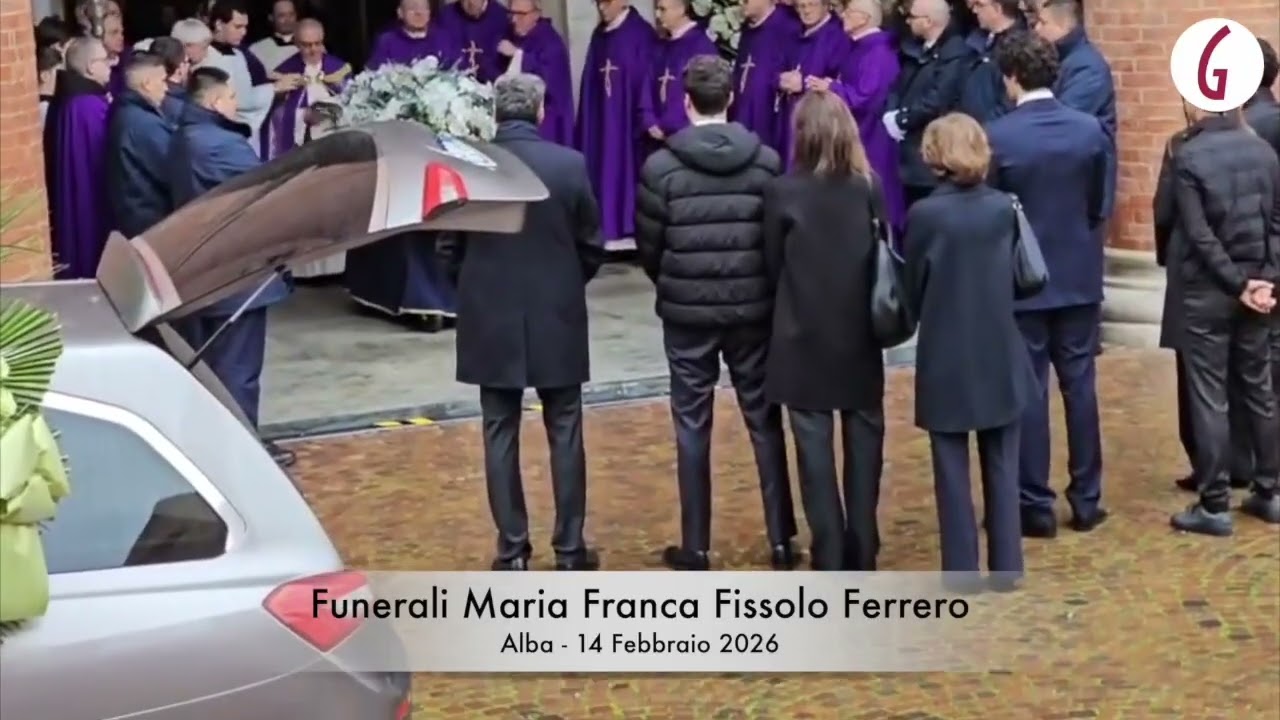 I funerali di Maria Franca Fissolo Ferrero ad Alba