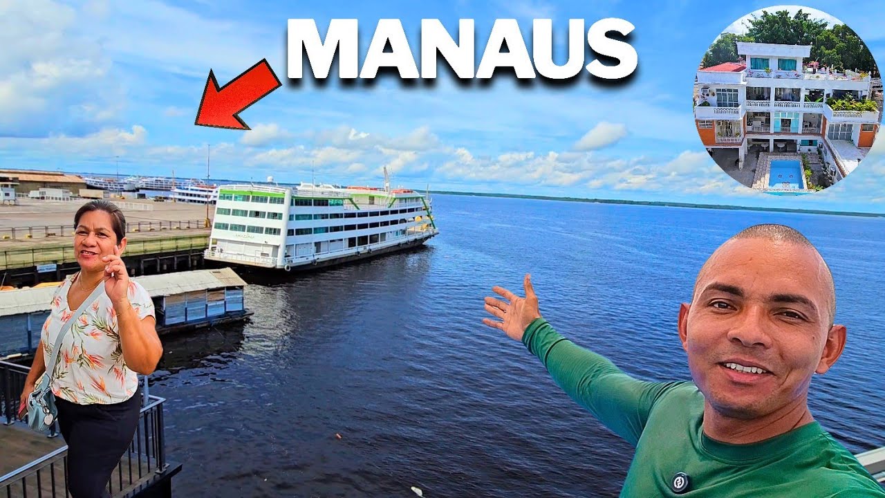 CONHE&Ccedil;A Manaus de VERDADE | A capital do AMAZONAS, PORTO e VISTA do RIO NEGRO 