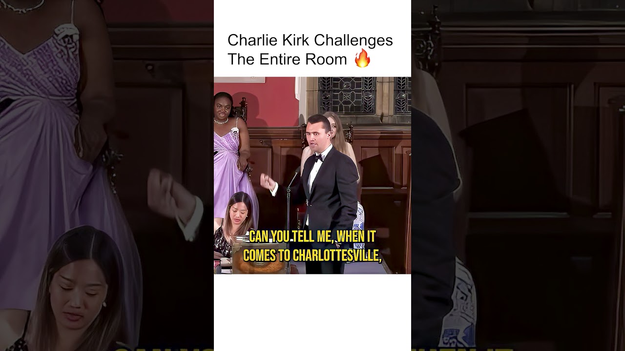 Charlie Kirk Challenges The Entire Room 💀 @RealCharlieKirk #shorts