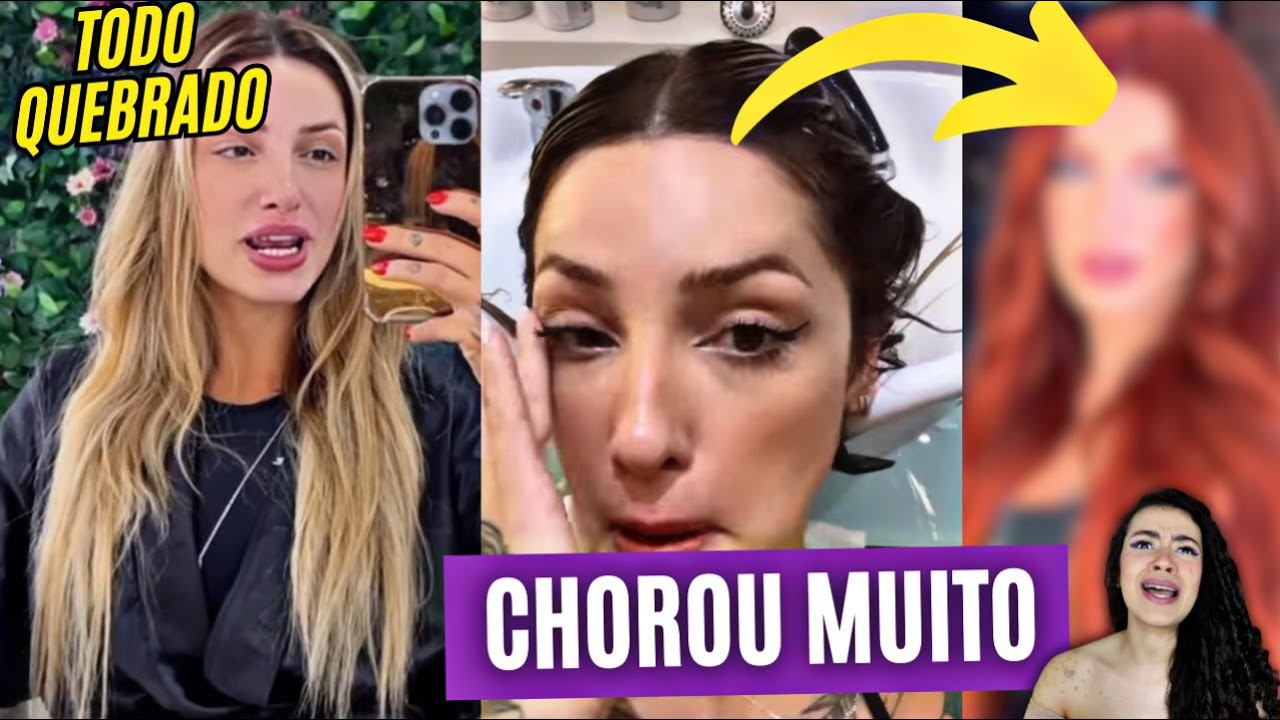 BRENDA PAIXÃO DETONA O CABELO E VOLTA A SER RUIVA!! SOFREU COM AS CRÍTICAS DA INTERNET! Entenda.