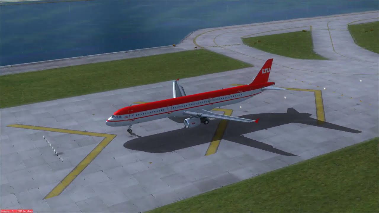 FS2004 | just a bad landing (aircraft to big for airport)#fs2004