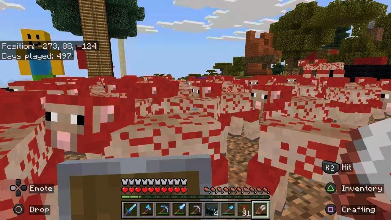 Minecraftbuilding a knocked Donald's Kingdom part 1