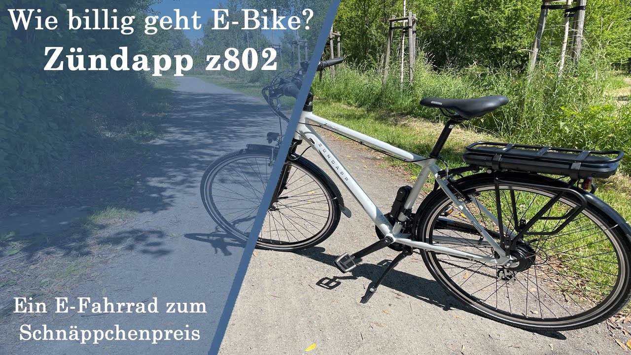 Ein richtiges Schnäppchen? E-Bike Zündapp z802 im Test