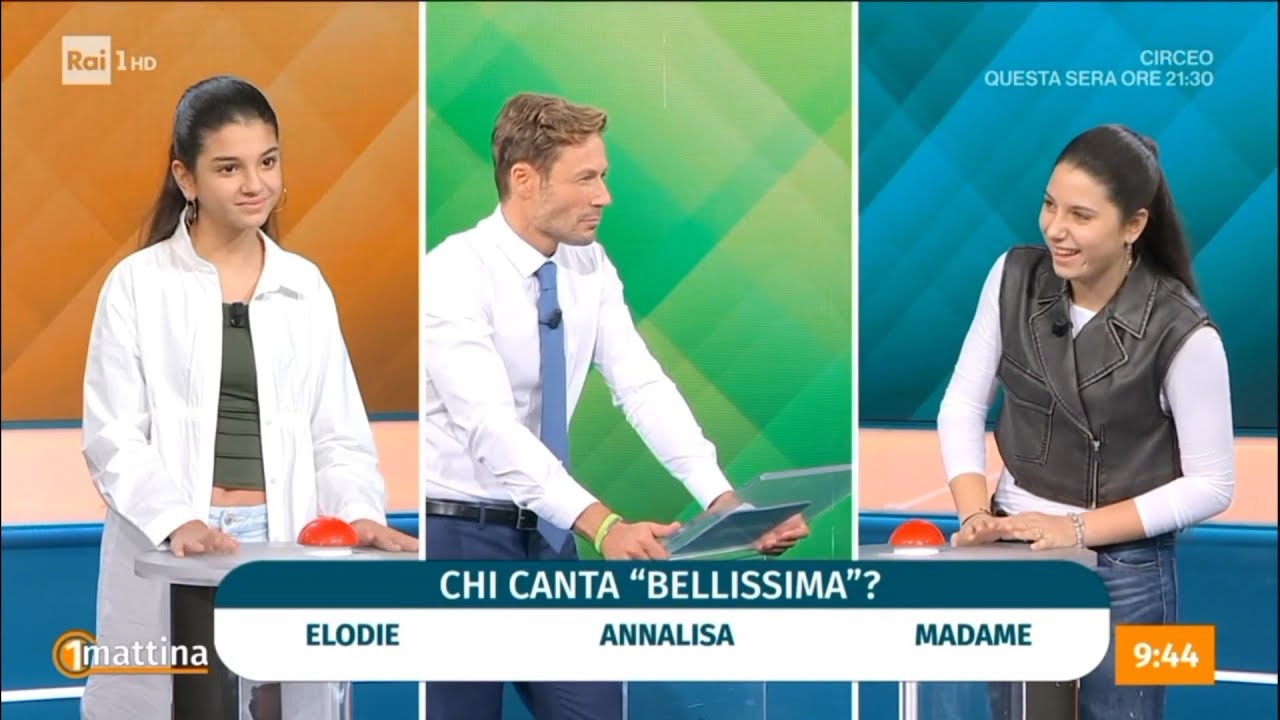 Melissa & Ranya (🇮🇹 JESC 2023) on Unomattina (14/11/2023)