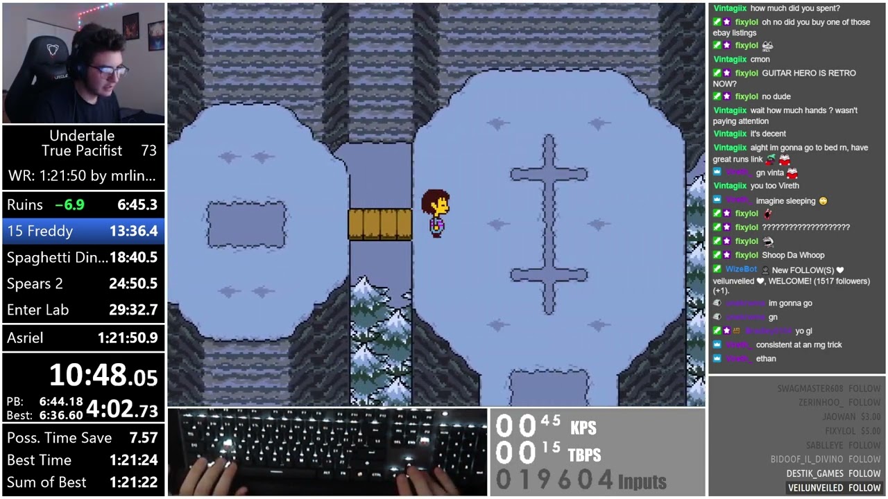 Undertale True Pacifist Speedrun in 
