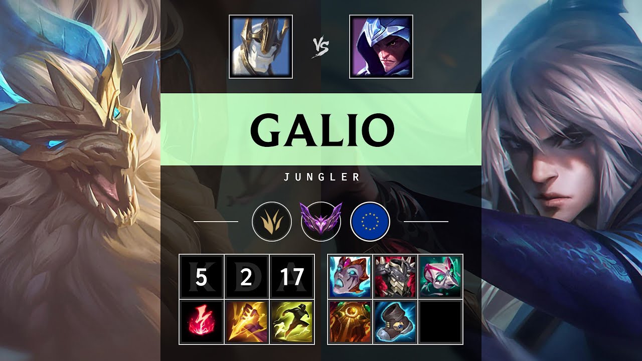 Galio Jungle vs Talon - EUW Master Patch 25.16