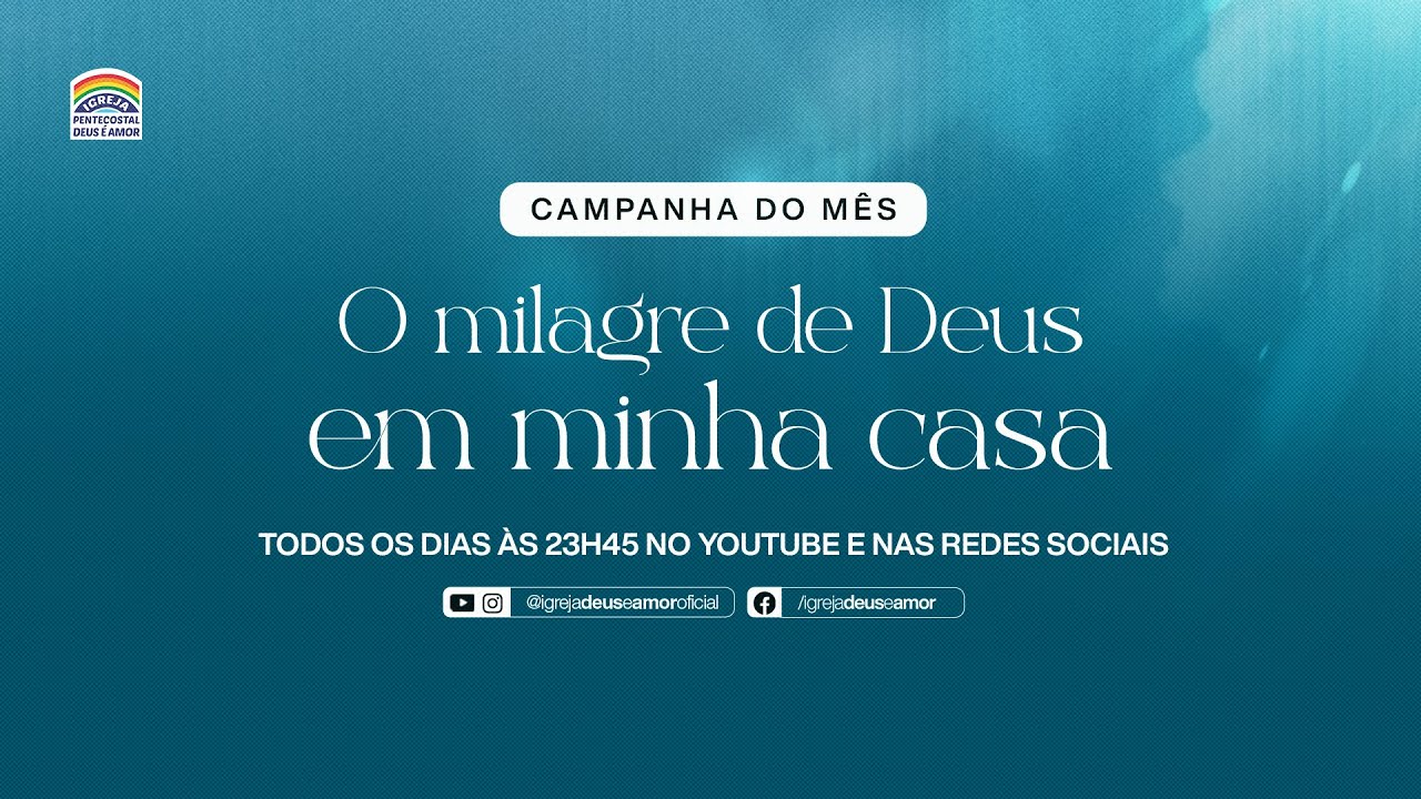 Oração da Meia-Noite | O milagre de Deus em minha casa | IPDA AO VIVO | 31/01/2026