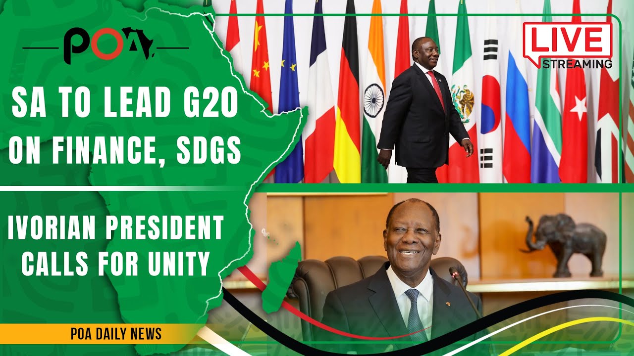 SA to Lead G20 on Finance & SDGs, Ivorian President Calls for Unity