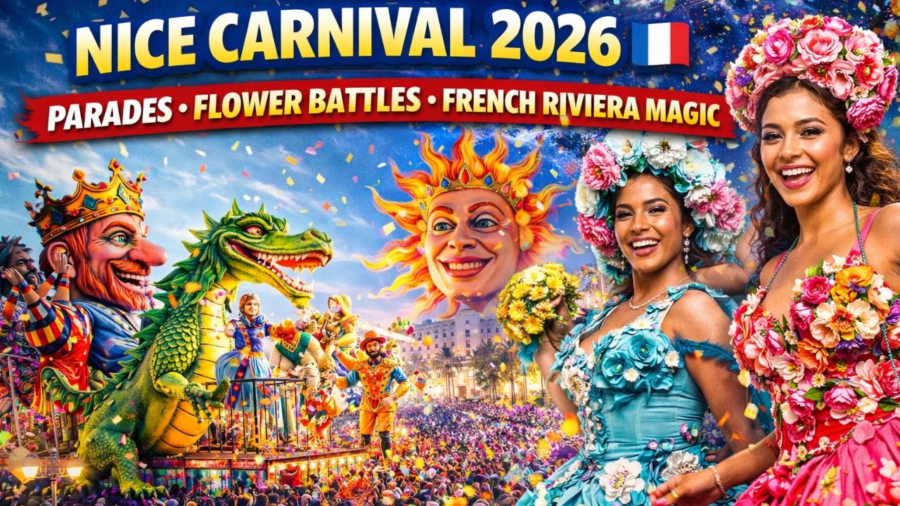 Inside Nice Carnival 2026 | France’s Biggest & Most Colorful Parade