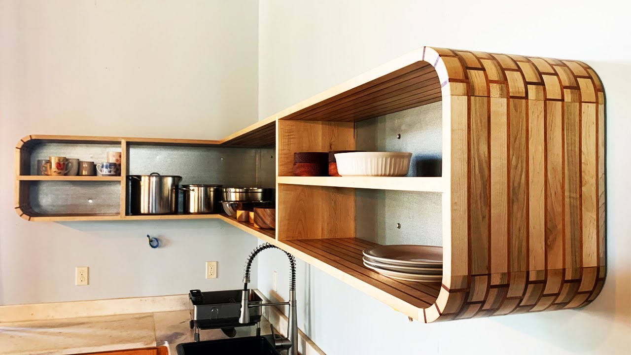 Making Open Box Kitchen Shelves