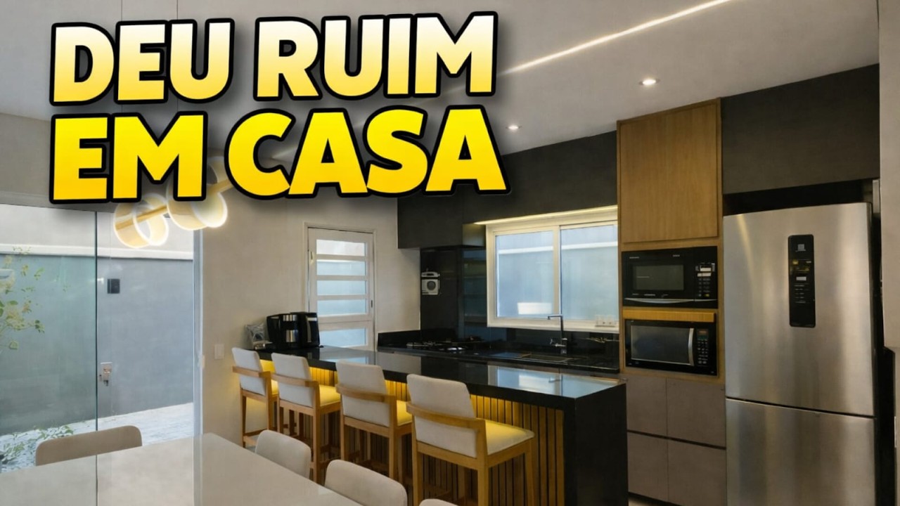 O CANO DA MINHA CASA ESTOUROU 😱