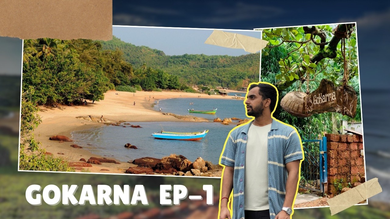 Hampi to Gokarna via Goa 🚆🌧️ | Konkan Train & Monsoon Chaos