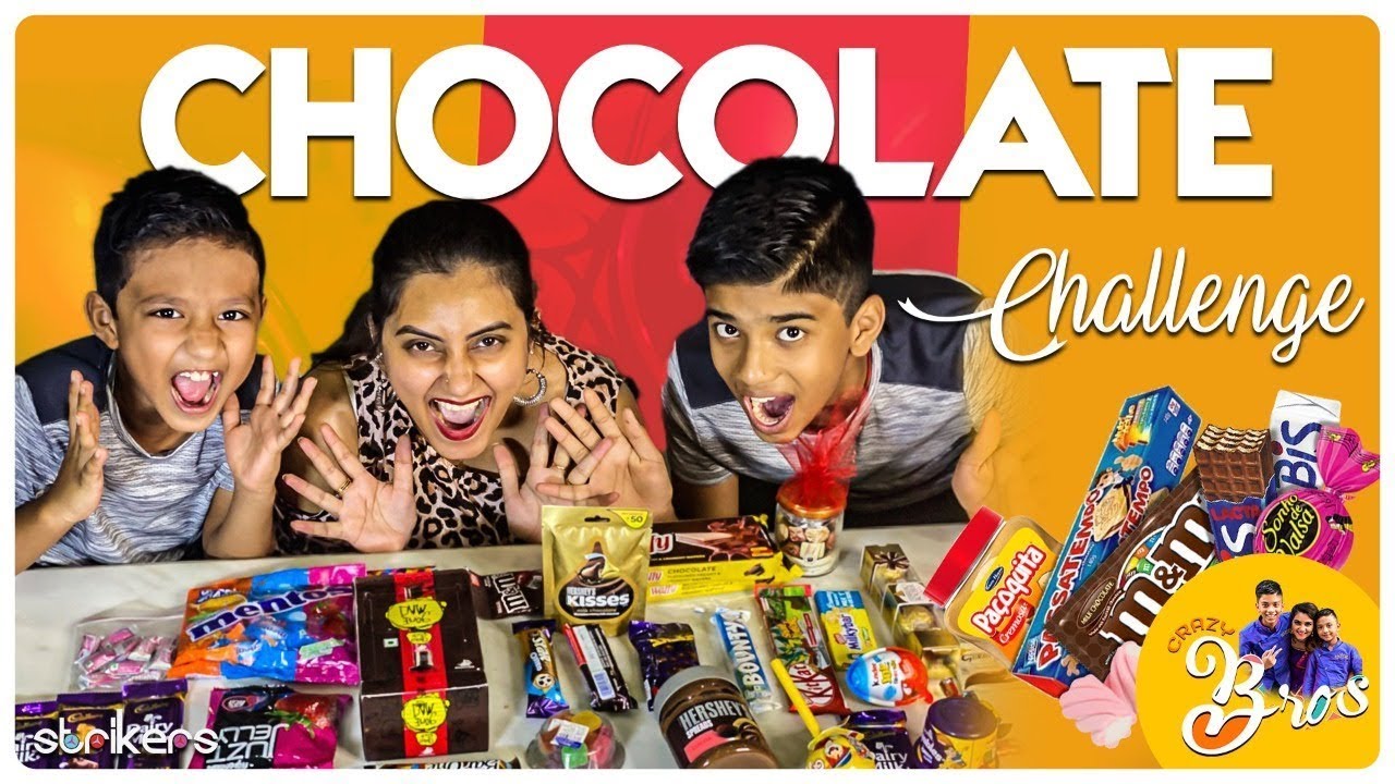 Chocolate Challenge || Funny Challenge || Crazy Bros || Strikers