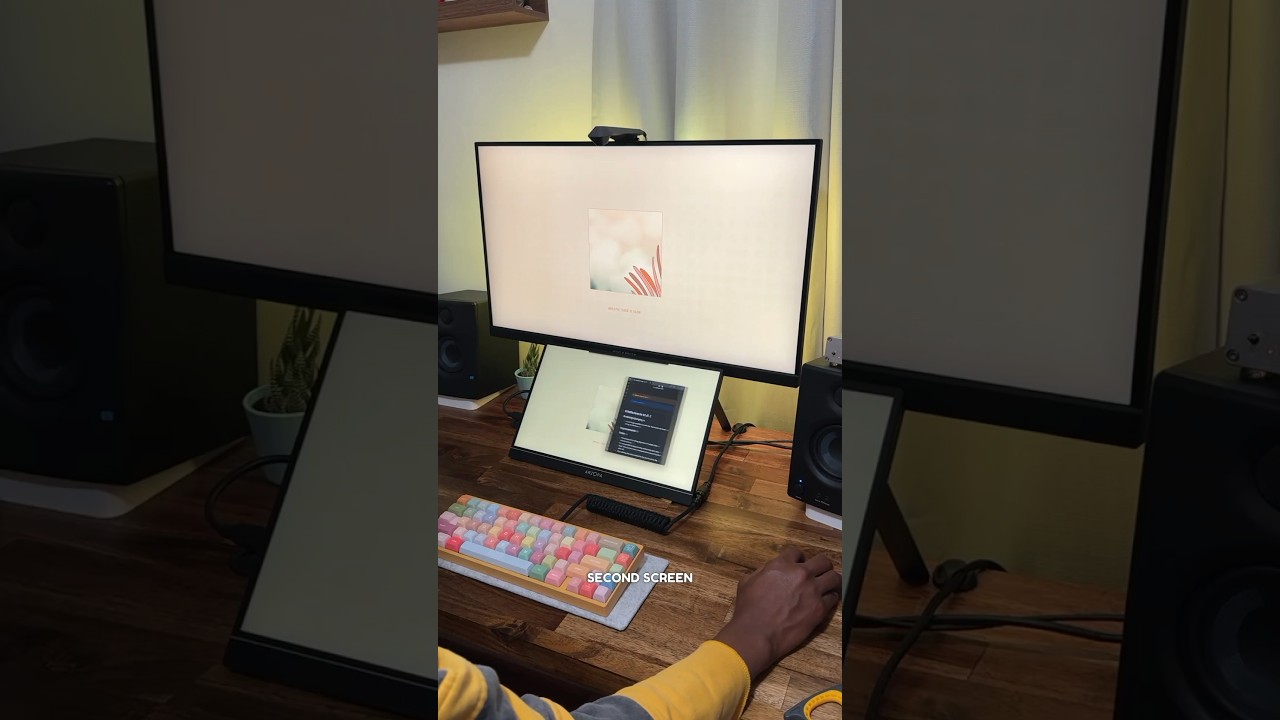 Используйте монитор Arzopa как второй экран! #технология #монитор #arzopa #z1fc #desksetup #игровой