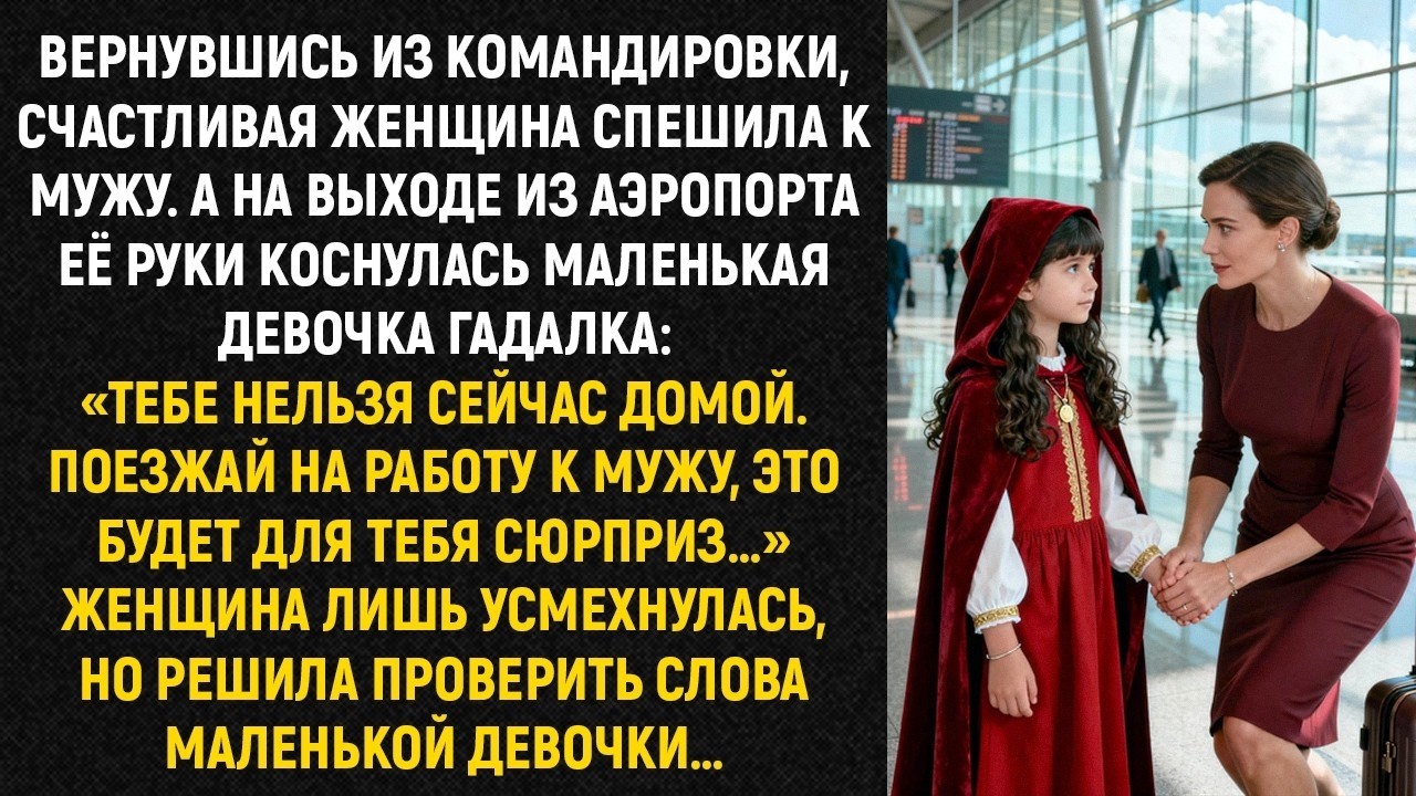 Вернувшись из командировки, счастливая женщина спешила к мужу. А на выходе из аэропорта...