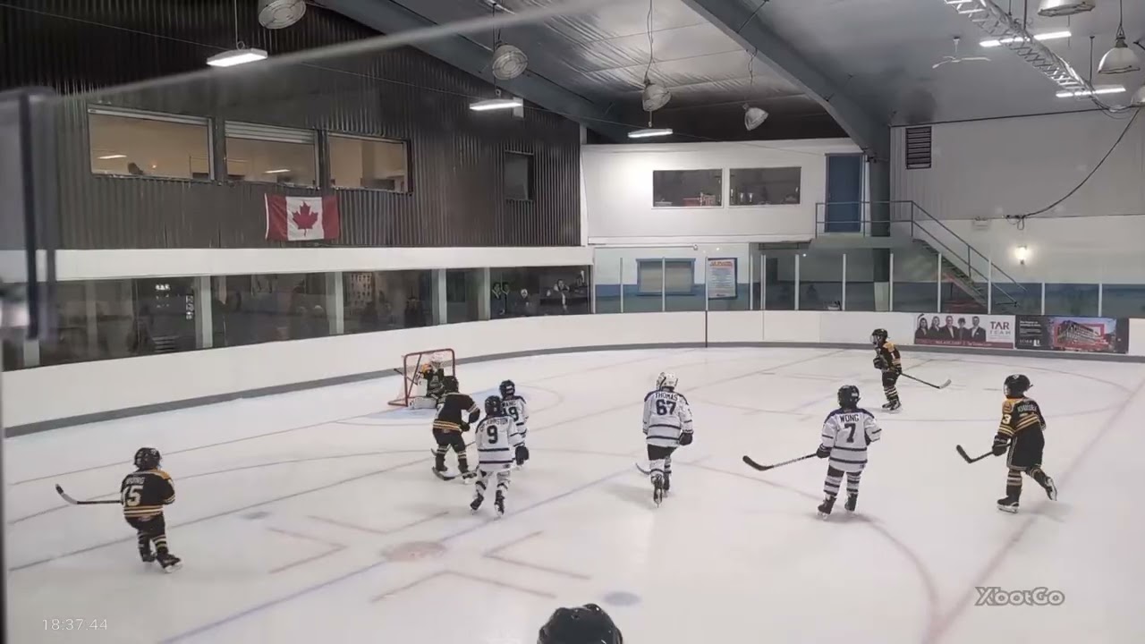 11.29.25 Highlights - Markham Waxers vs Aurora Tigers - U9 Select (Half ice - Home side)