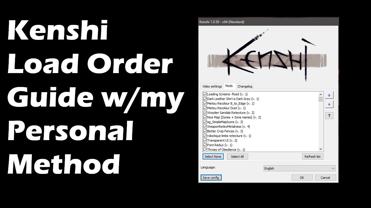 Kenshi Load Order Guide