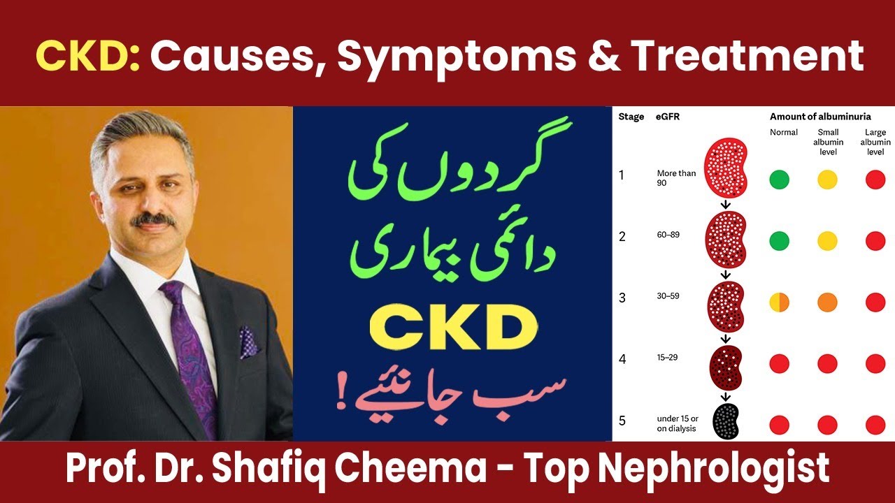 CKD , Causes, symptoms & Treatment | Stages of CKD & GFR