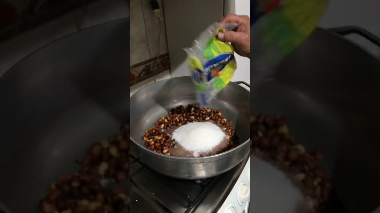 Cómo hacer maní dulce