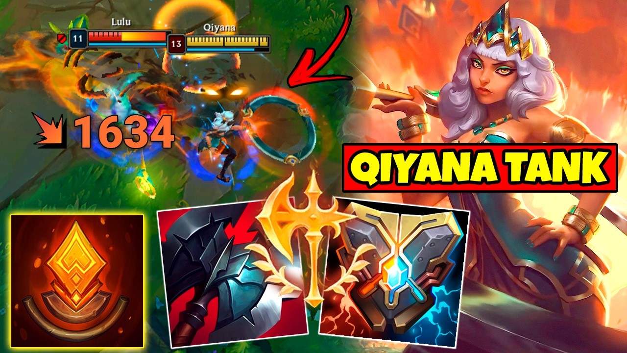 QIYANA TANK NÃO DEIVA SER TÃO FORTE ASSIM...