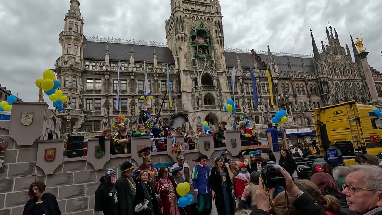 Faschingsumzug München 2024 | 17. Faschingsumzug der Damischen Ritter