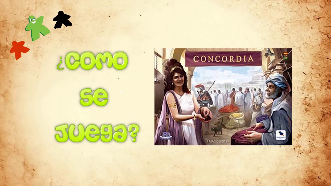 ¿Cómo se juega? - Concordia 5ªEdición - Juego de mesa