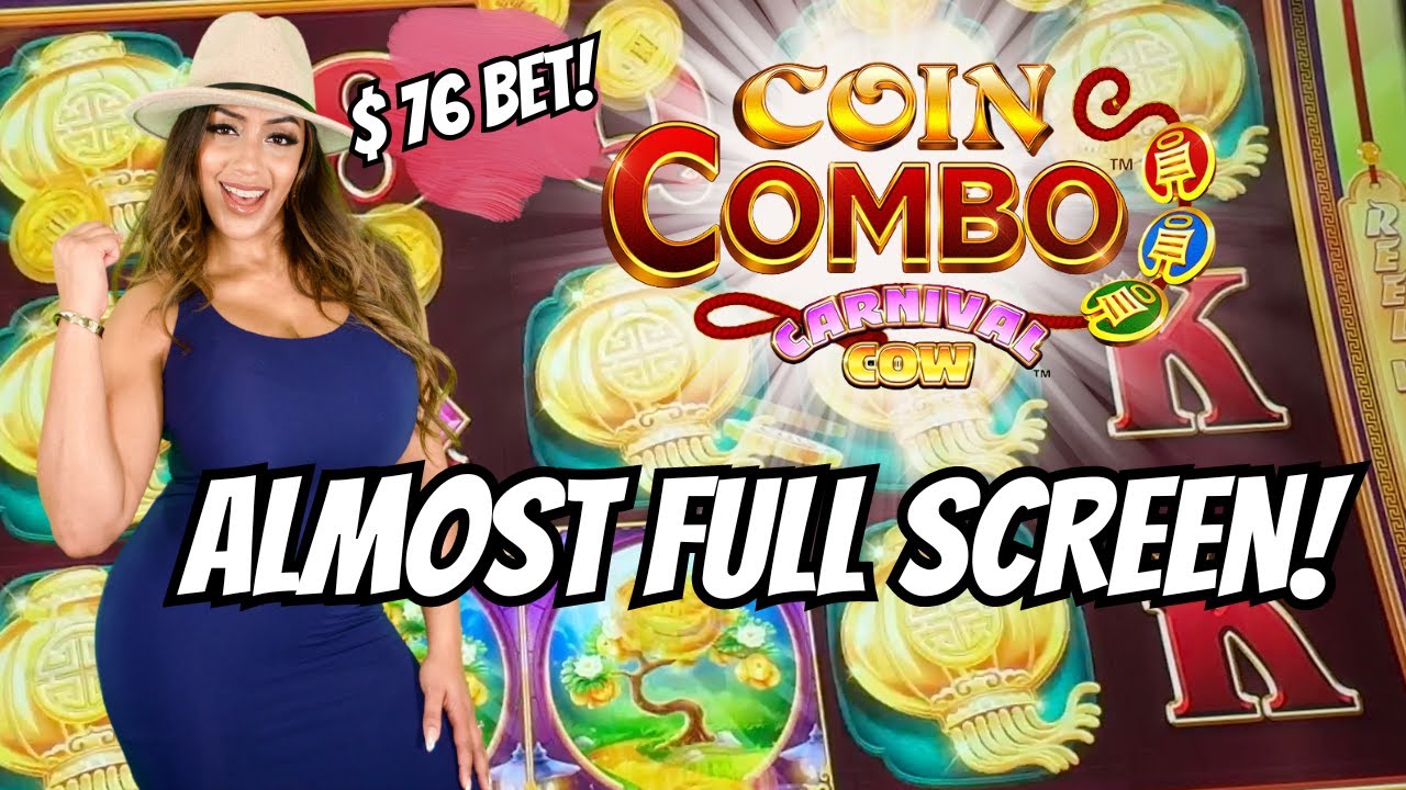 On The Edge of My Seat! $76 Spins on Coin Combo Carnival Cow Hits Almost A FULL SCREEN!