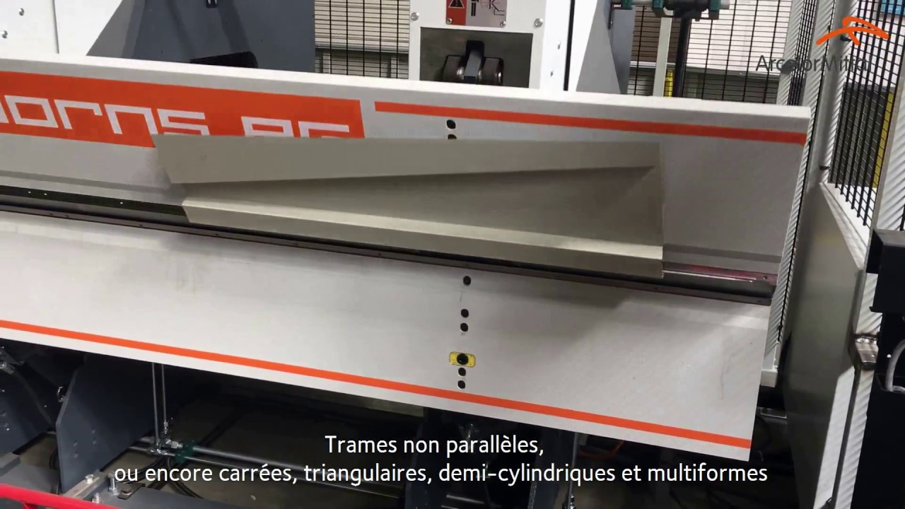 Nouvelle presse plieuse &agrave; double tablier - ArcelorMittal Construction C&eacute;rons (FR)