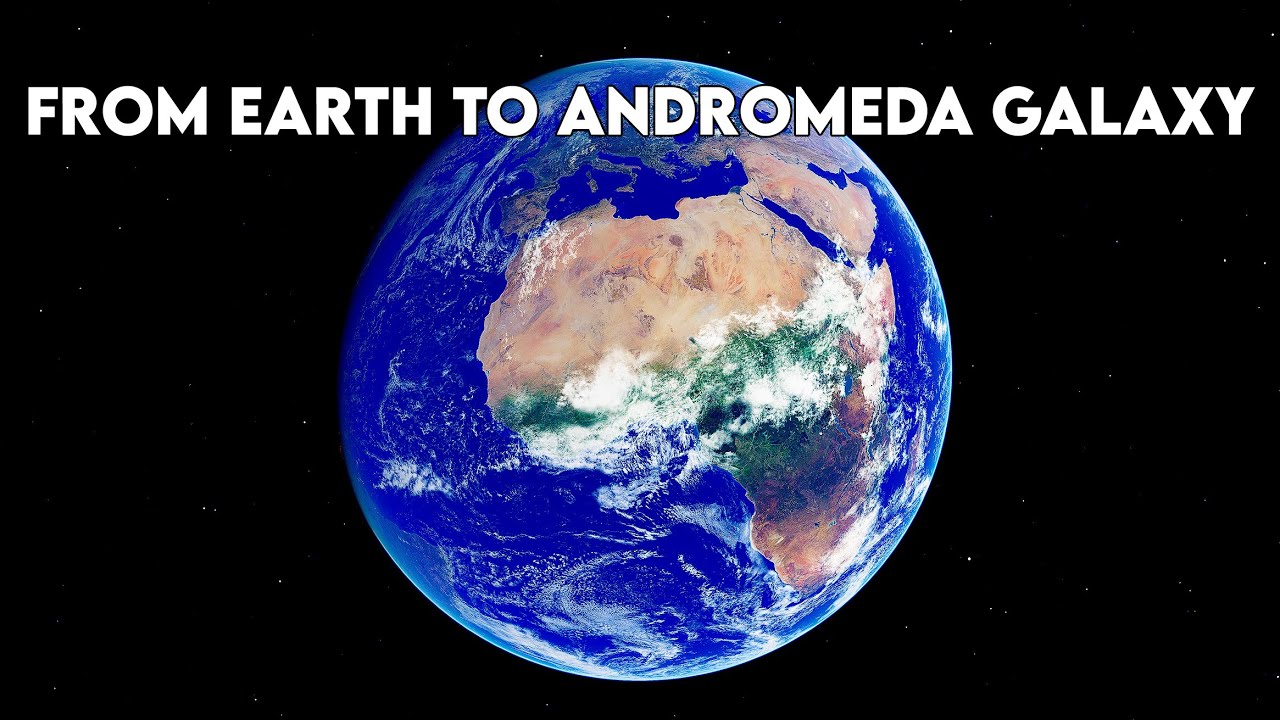 From Earth to Andromeda Galaxy - A Journey Through Space Engine