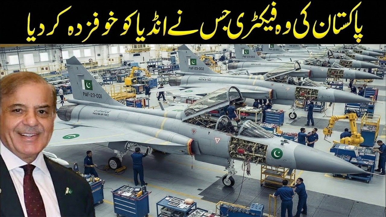 How the JF-17 Thunder Is Made — Inside the Fighter Jet Factory Process