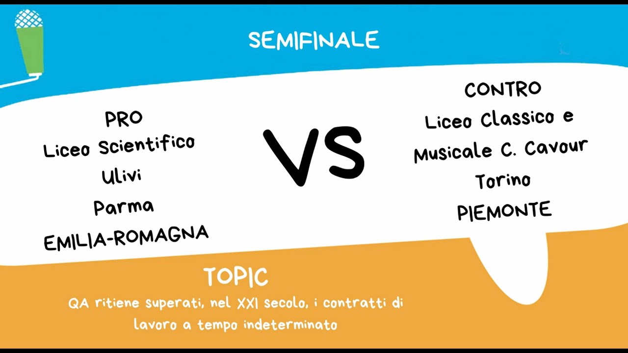 Semifinale Liceo Ulivi (Emilia-Romagna) VS Liceo Cavour (Piemonte) - Sez. Italiano - CND 2025