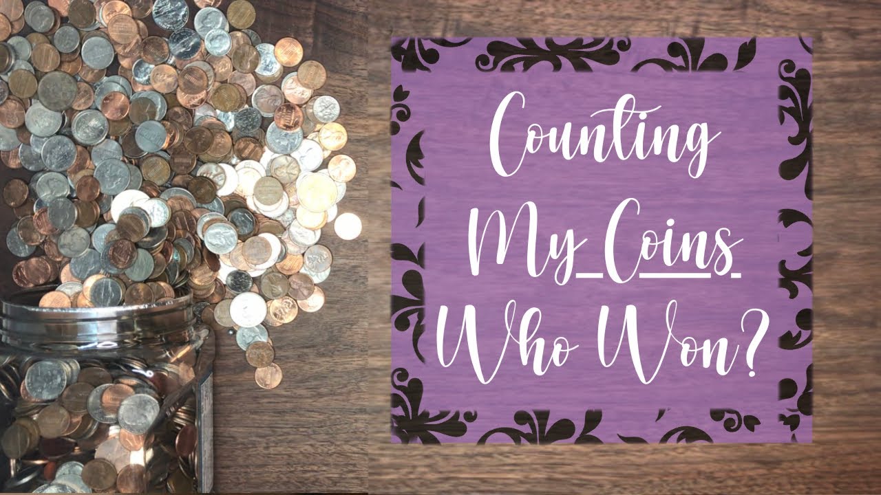 Counting & Rolling My Coins | How Much Did We Have? | Winner Announced!