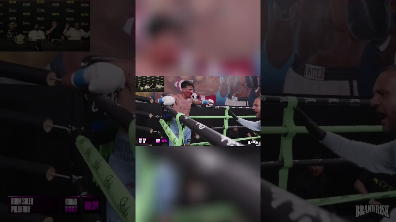 Adam Saleh nearly knocks out Philly Arif at Adin Ross' Brand Risk Boxing event 🤯