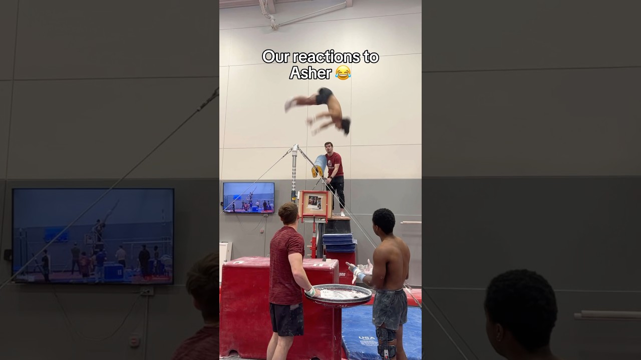 I was in emotional distress 😂 #gymnastics #gymnast #sports #fail #fails #olympics #olympian #sport
