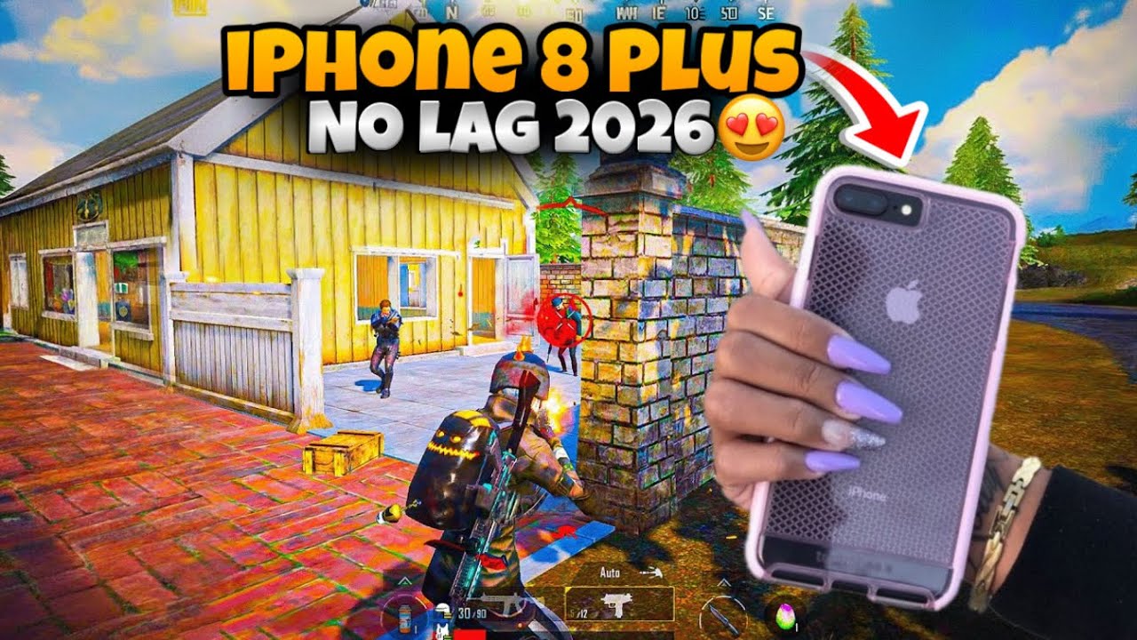 iPhone 8plus 🤔 Pubg Test In 4.2Update No Lag 100% | IPhone 8 Plus Pubg Test 2026😱