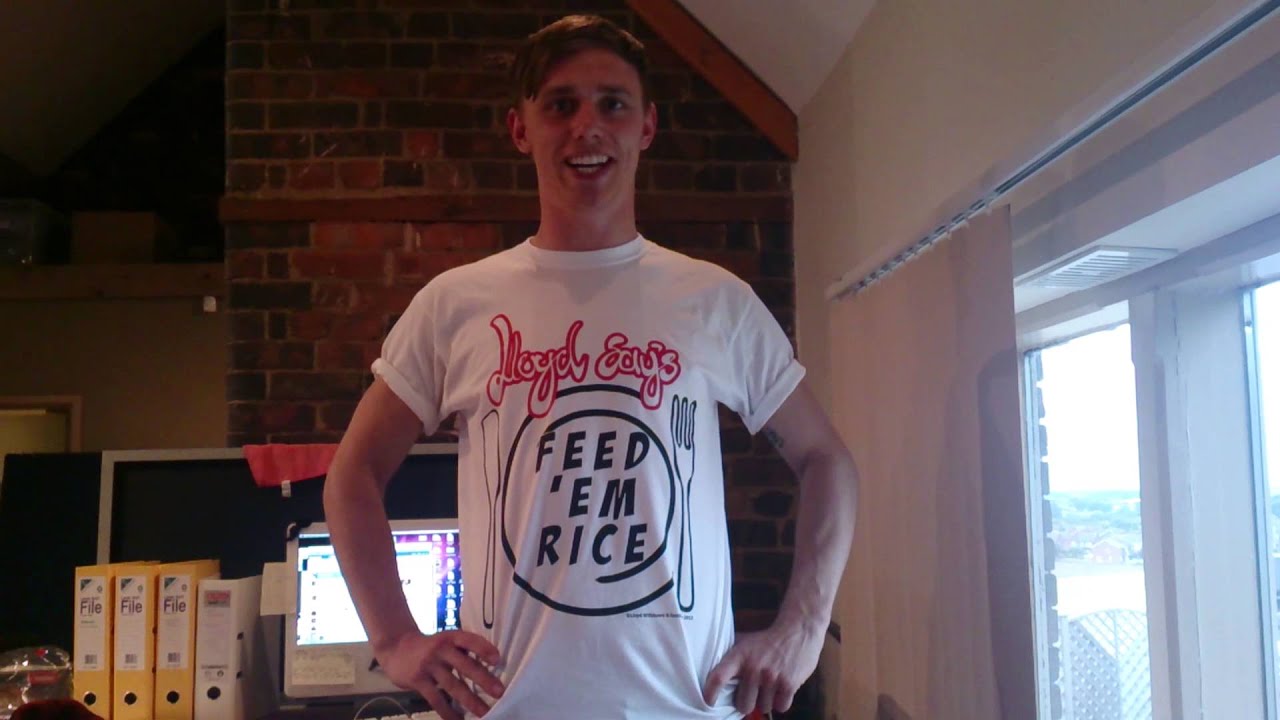 'Feed Em Rice' T-shirts Lloyd wilkinson