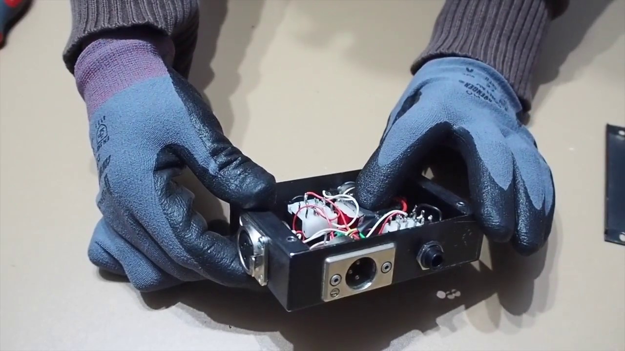 Fabricar una Reamp Box o caja Reamper desde una vieja caja de inyección