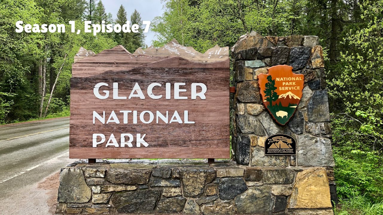 Camping in West Glacier National Park, Montana with kids in a 16' Scamp Travel Trailer